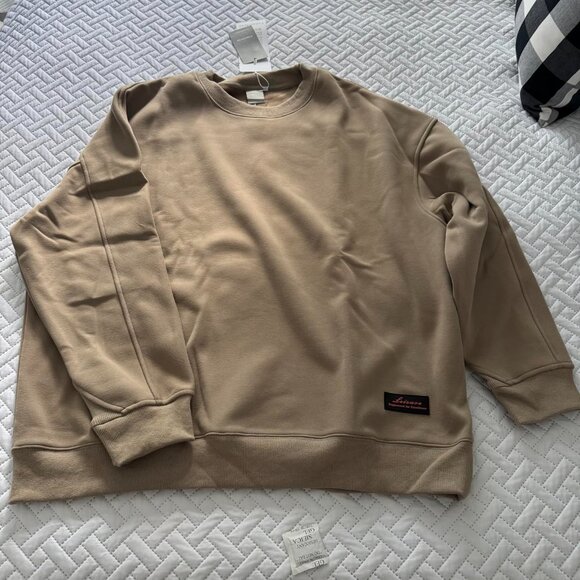 Women' Oversized Sweatshirt Crewneck Pullover Long Sleeve Sweatshirt for Women - Picture 4 of 9